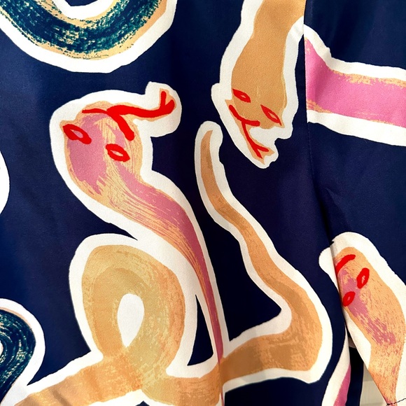 NWT Carleen Boykin Tee Silk Blouse - Picture 3 of 13